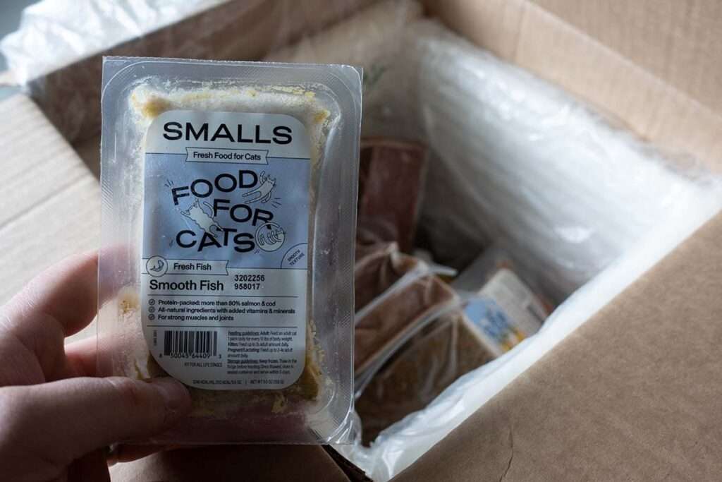 Smalls cat food range