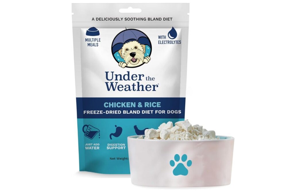 Under The Weather freeze-dried raw dog food