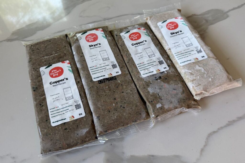 Recipes included in our Farmer's Dog subscription in April 2026