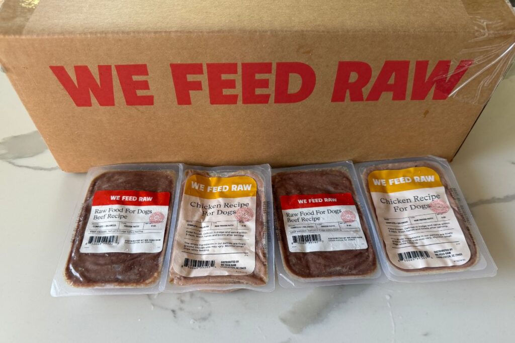 We Feed Raw box And recipes in April 2026 in April 2026