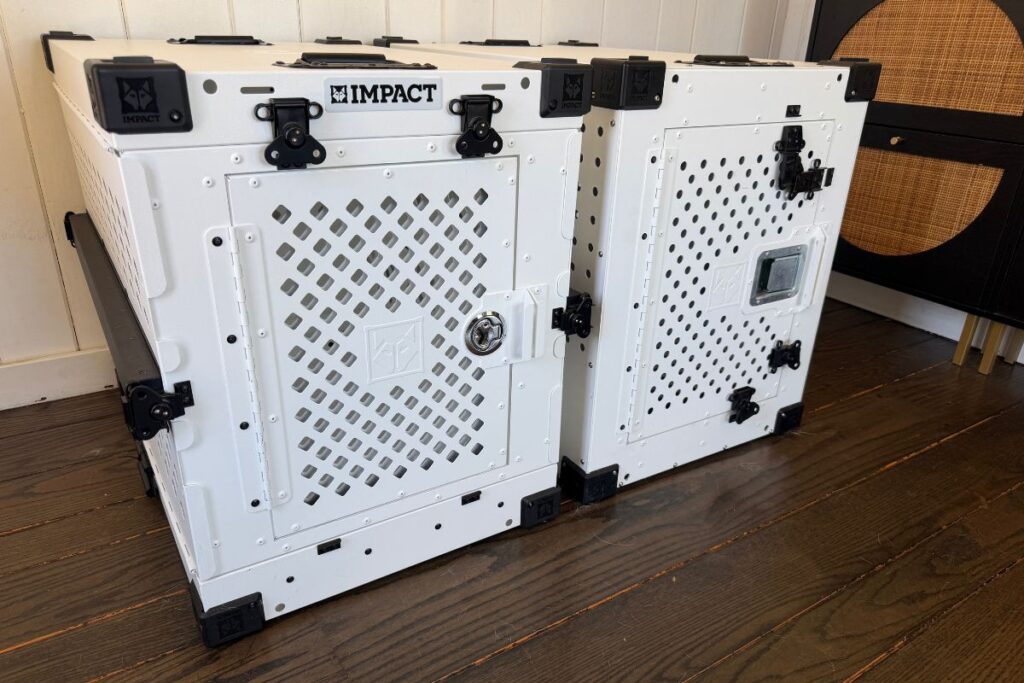 Impact Collapsible And High Anxiety Crates Size Comparison